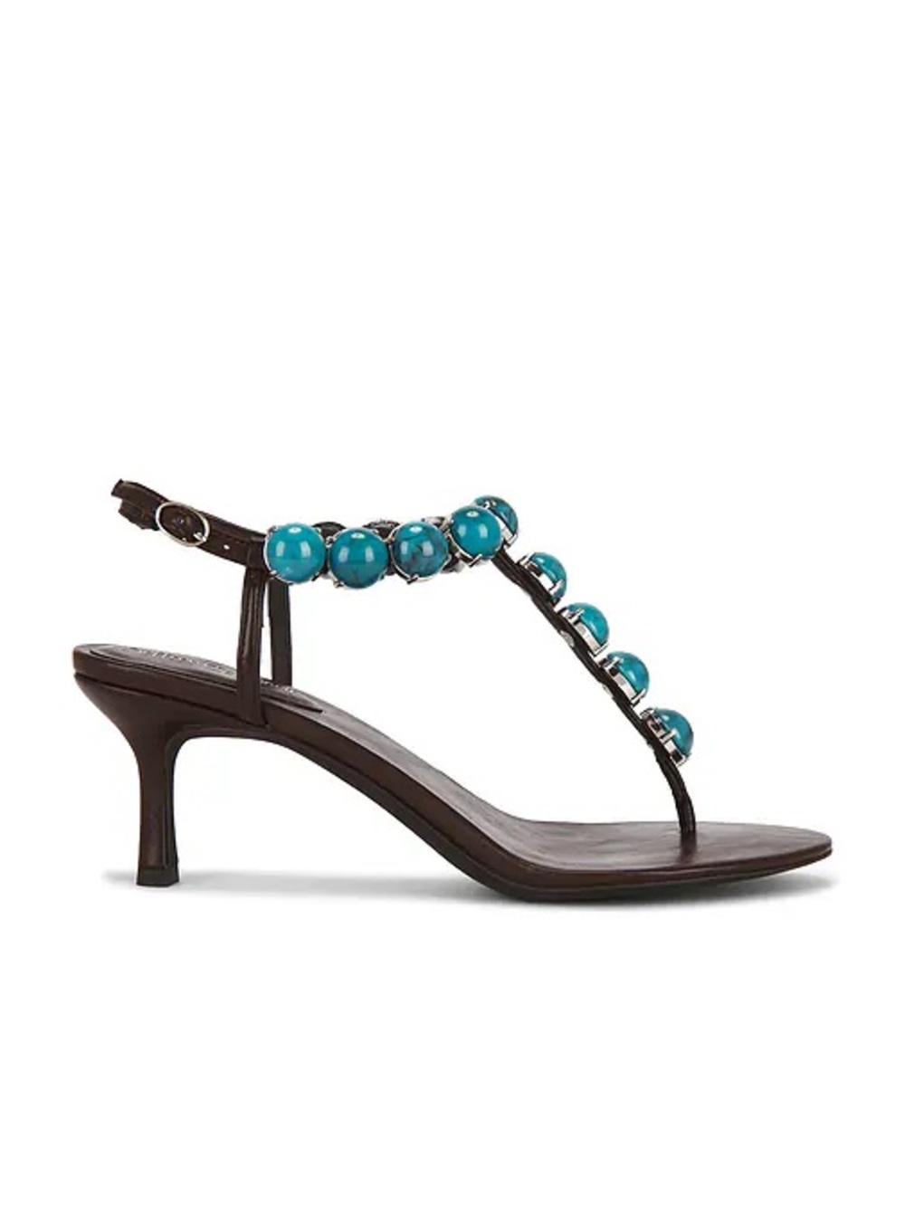 Jeffrey Campbell Gemstone Embellished Blue and Turquoise Sandals